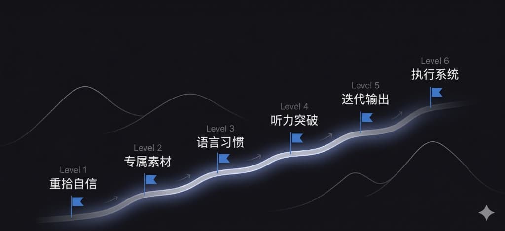 OIO 闖關路徑示意：發光路線與關卡主題旗標